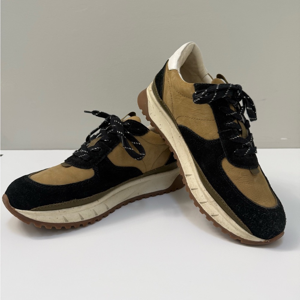 Madewell Kickoff Trainer Sneakers in Leather and Suede